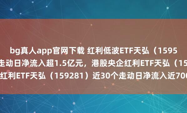 bg真人app官网下载 红利低波ETF天弘（159549）逆市翻红，近20个走动日净流入超1.5亿元，港股央企红利ETF天弘（159281）近30个走动日净流入近7000万元