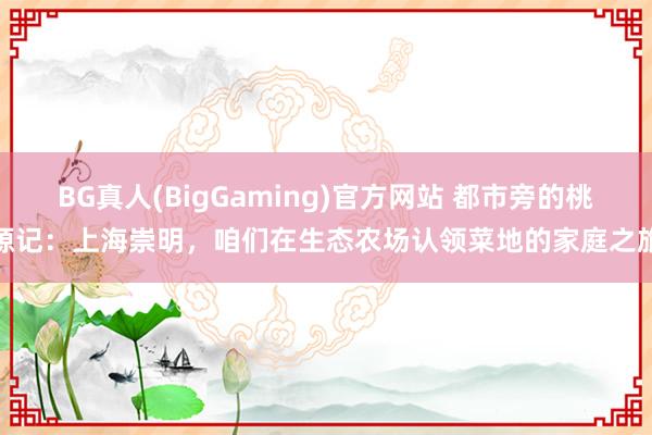 BG真人(BigGaming)官方网站 都市旁的桃源记：上海崇明，咱们在生态农场认领菜地的家庭之旅