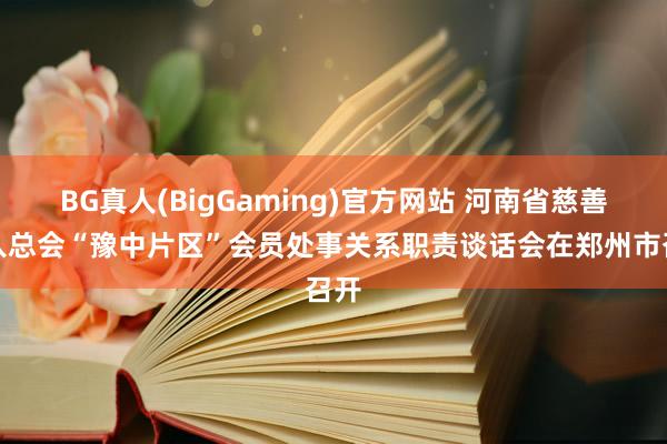 BG真人(BigGaming)官方网站 河南省慈善长入总会“豫中片区”会员处事关系职责谈话会在郑州市召开